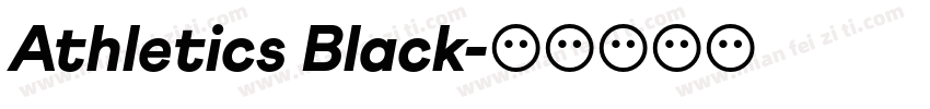 Athletics Black字体转换
